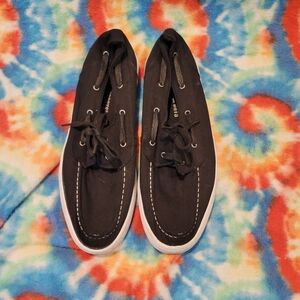 Men's Black Canvas Shoes